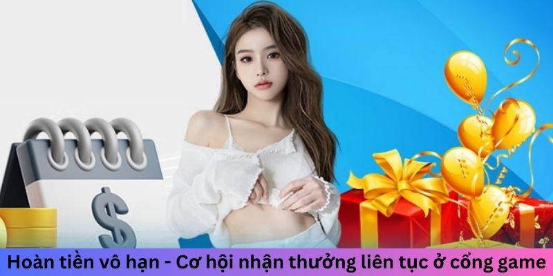 Hoàn tiền vô hạn – Cơ hội nhận thưởng liên tục ở cổng game